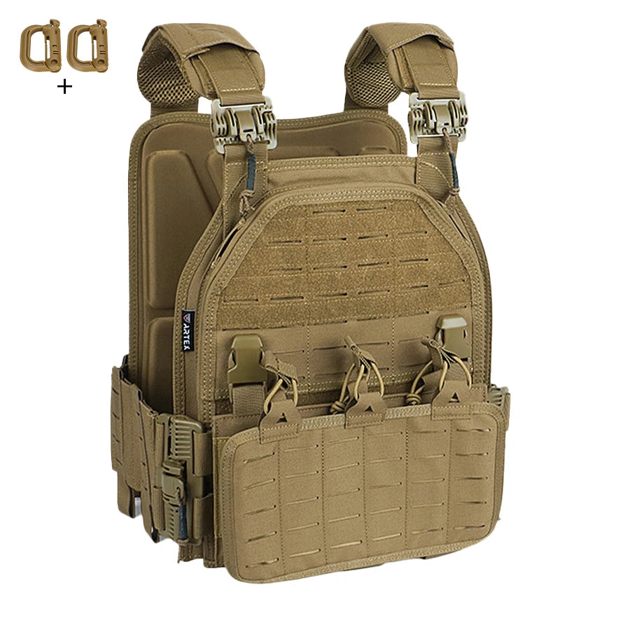 Outdoor multifunctional quick release vest, hunting clothing can be matched with storage bag by oneself