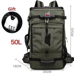 Bange 50L Waterproof Durable Travel Backpack Men Women Multifunction 17.3 Laptop Backpacks Male Outdoor Luggage Bag Mochilas