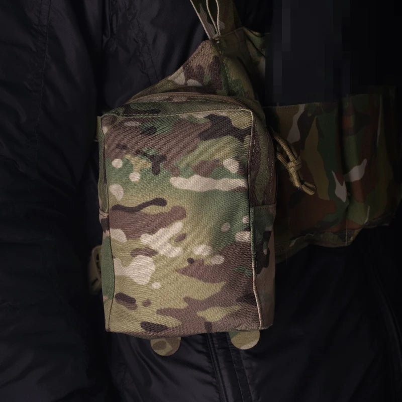 Tactical Lightweight GP Pouch with Drainage Hole Molle Mount Pack Multifunctional for Outdoor Hunting Airsotf Accesorios