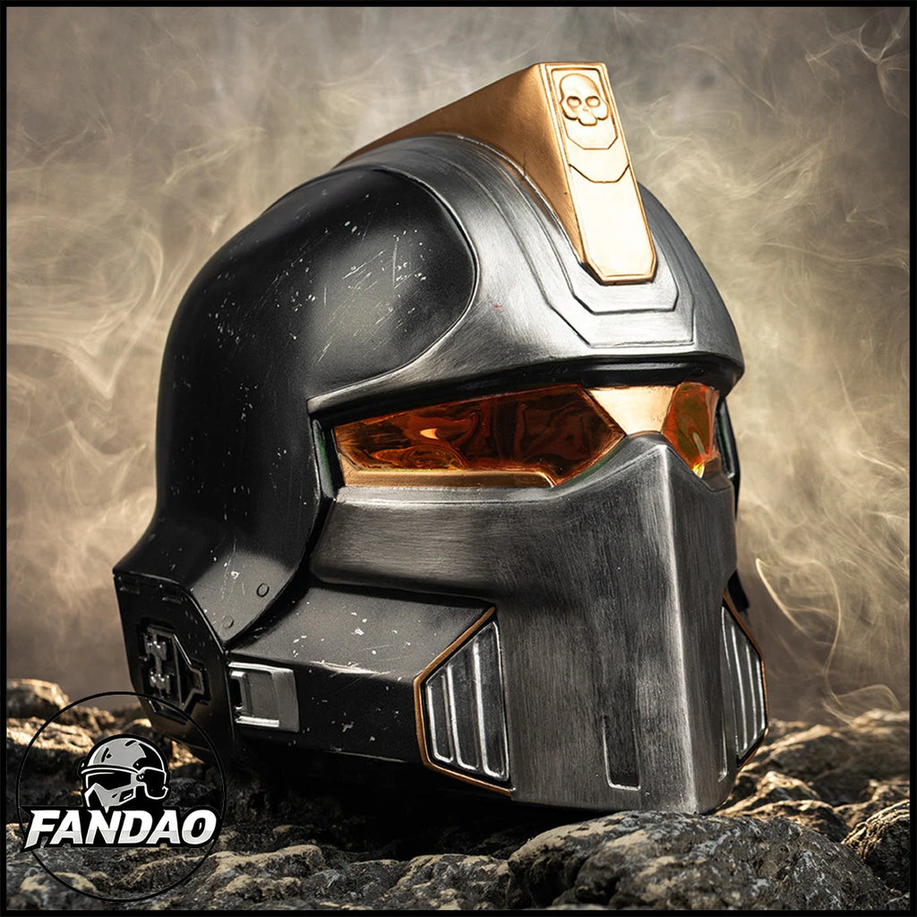 New Helldiers 2 B-01 Mask Helmet Halloween Deluxe Resin Full Head Helmet Mask Cosplay Roleplay Prop Collectible Birthday Gift
