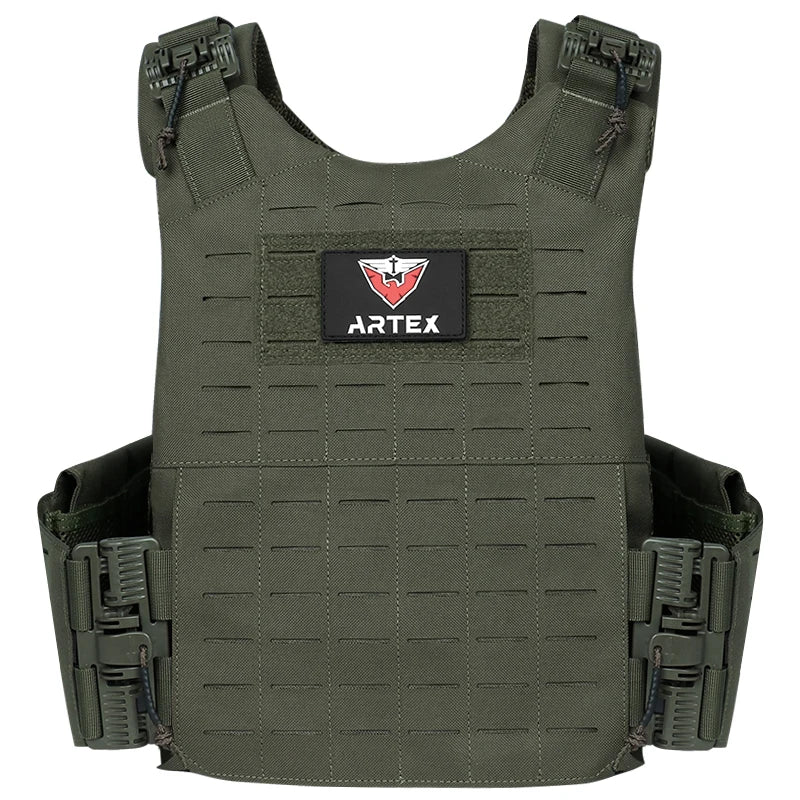Artex Tactical Vest Quick release 1000D Nylon modular cutting tactical hunting vest Black Lightweight Weighted Vest