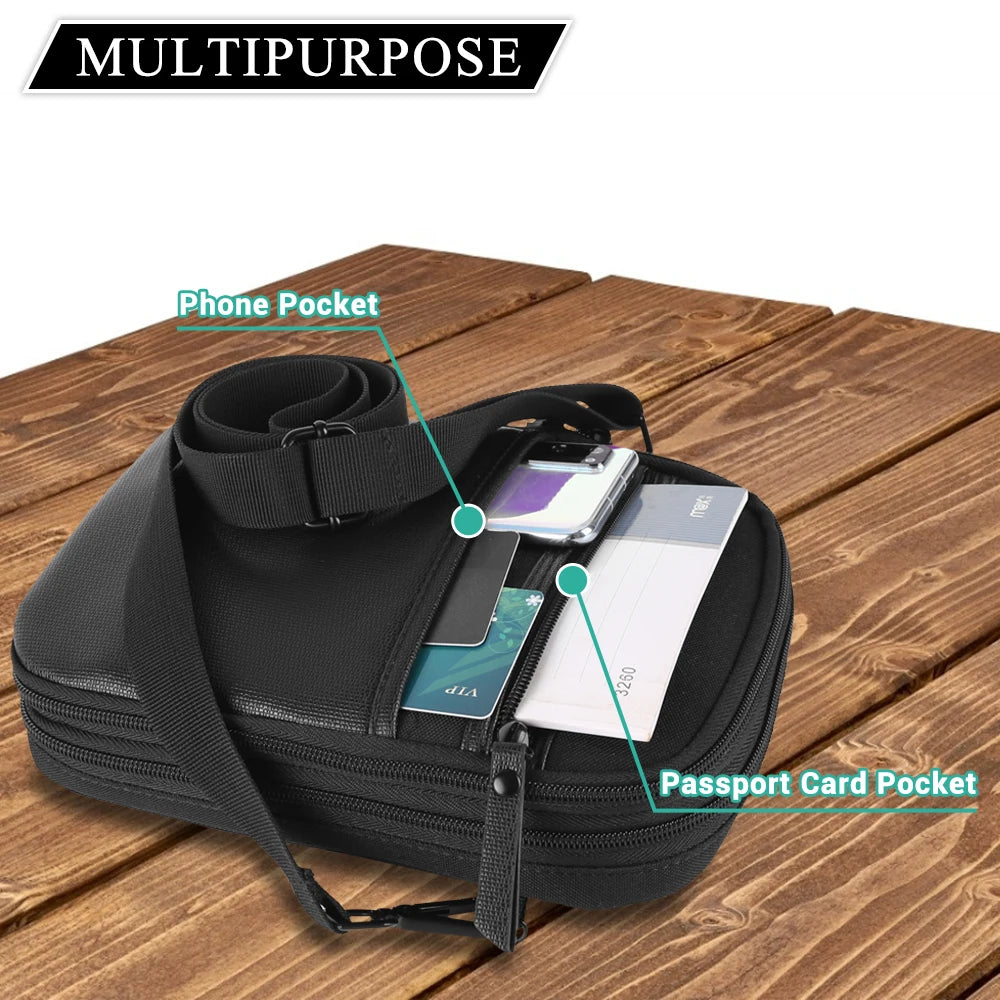 Concealed Carry Gun Bag Soft Sling Shoulder Bag Pistol Case Fanny Pack Waist Belt Firearms Bag with Holster for Handgun Pistol
