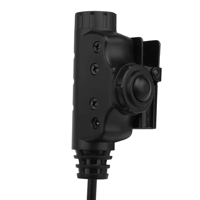PTT Adapter Plug Headphone Adapter Tactical Headsets & Accessories Compatible with U174 Plug for Walkie Talkie Kenwood MOTOROLA