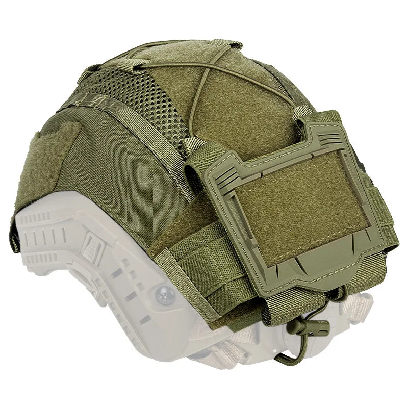 Tactical Helmet Cover With NVG Battery Pouch for FAST MH PJ BJ OPS-Core Airsoft Helmet Paintball Hunting Accessories
