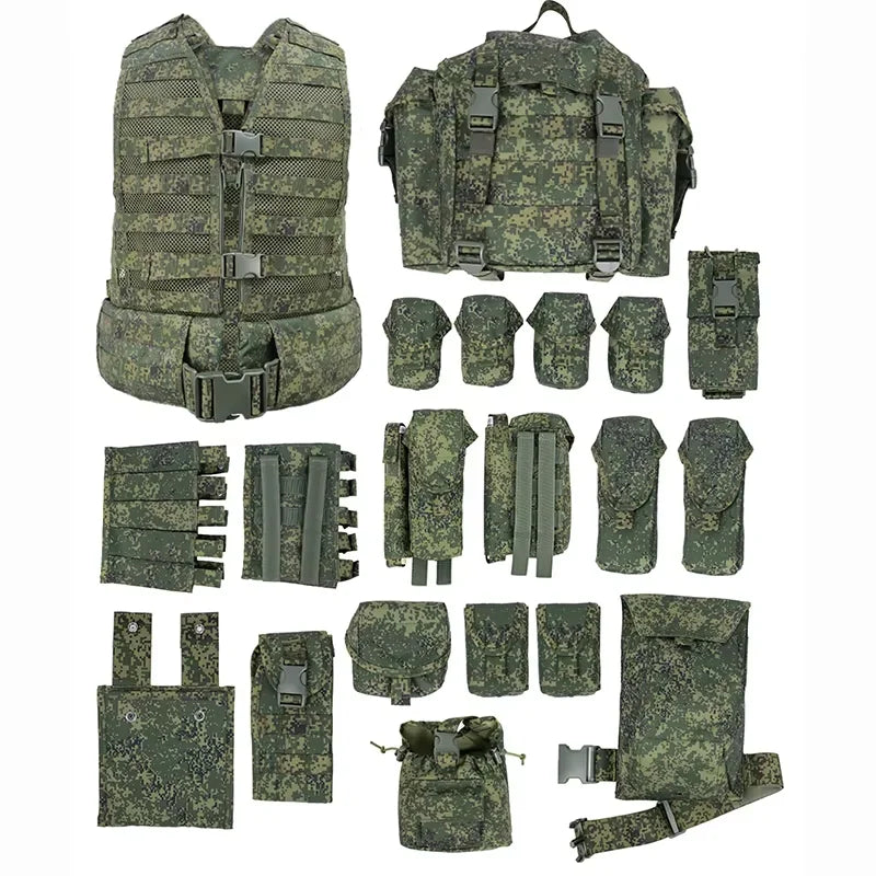 The Third-generation 6sh117 Full Tactical Vest Outdoor Hunting Combat Equipment Set And Molle Tactical Bag (Russian version)
