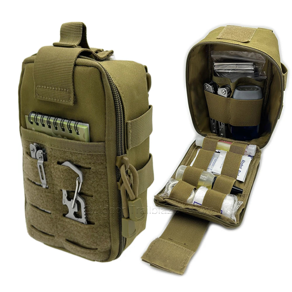 Tactical Molle Utility Waist Bag 600D Nylon Medical First Aid Bag Outdoor Survival EDC Tool Kit Camping Hunting Accessories