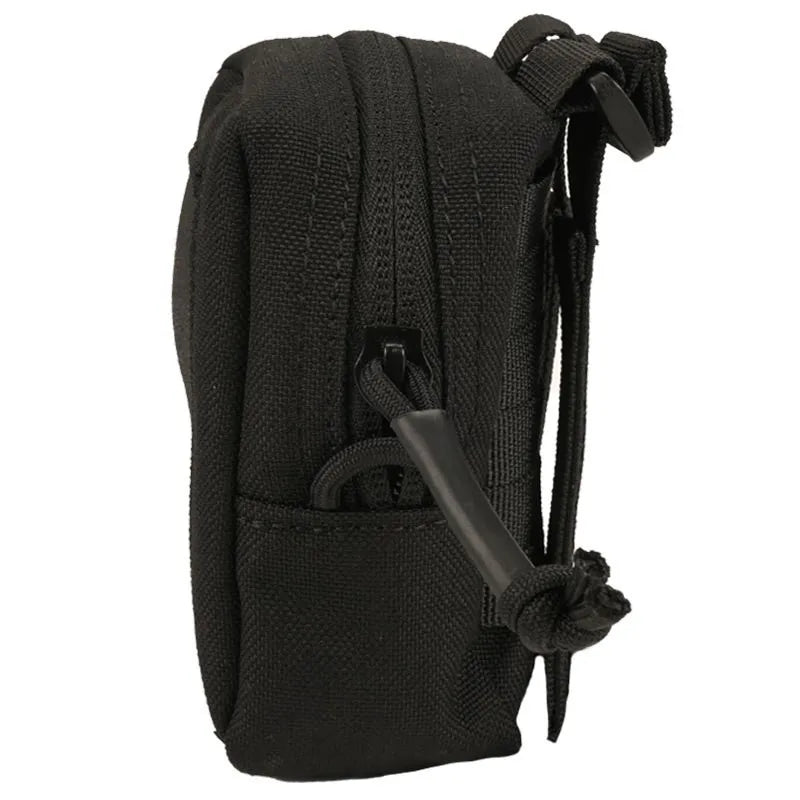 Tactical MOLLE Disposable Glove Bag Nylon Duty Belt Pouch EMT Medical Organizer Outdoor Hunting Waist Belt Accessory Pouch