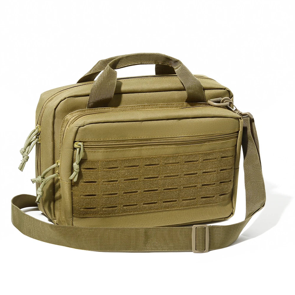 Tactical Handgun Bag 600D Oxford Gun Range Bag Concealed Pistol Storage Bag Magazine Pouch Hunting Accessories
