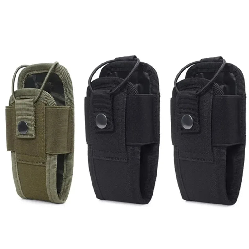 1/3pc Tactical Molle Radio Walkie Talkie Pouch Holder Pocket Waist Bag Portable Interphone Holster Carry Bag for Hunting Camping