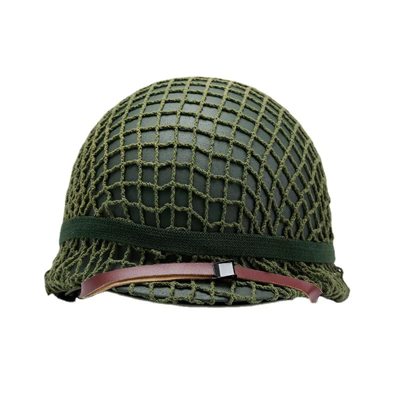 Military Fan CS Field Equipment Outdoor Sports M1 Double Layer Steel Helmet Tactical Helmet/foreign Military Helmet
