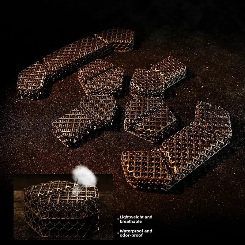 Tactical Helmet 3D-Printed Honeycomb Polymer Liner Pad, 2.5 cm Thick, Breathable and Comfortable for Outdoor Sports, Highly Elas
