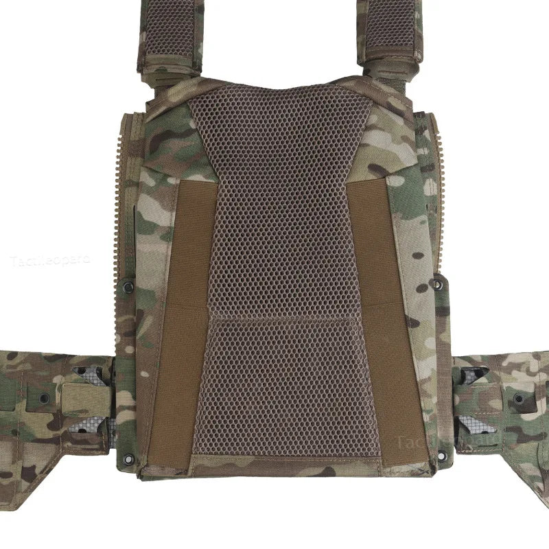Tactical Plate Carrier Vest Modular MOLLE Armor Carrier Reactive Cummerbund Quick Release Hunting Airsoft Training Gear SS Style