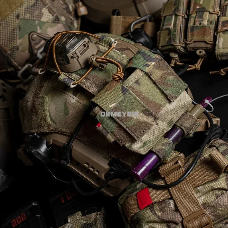 Tactical Helmet MK2 Battery Pouch Airsoft Helmet Counterweight Bag Outdoor Shooting FAST Helmet Accessories