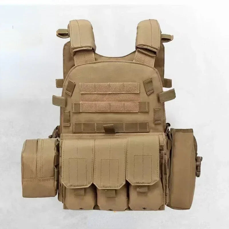 Nylon Gear Tactical Vest Body Protection Hunting Carrier Children Accessories 6094 Pouch Training Camping Kid Camo Vest
