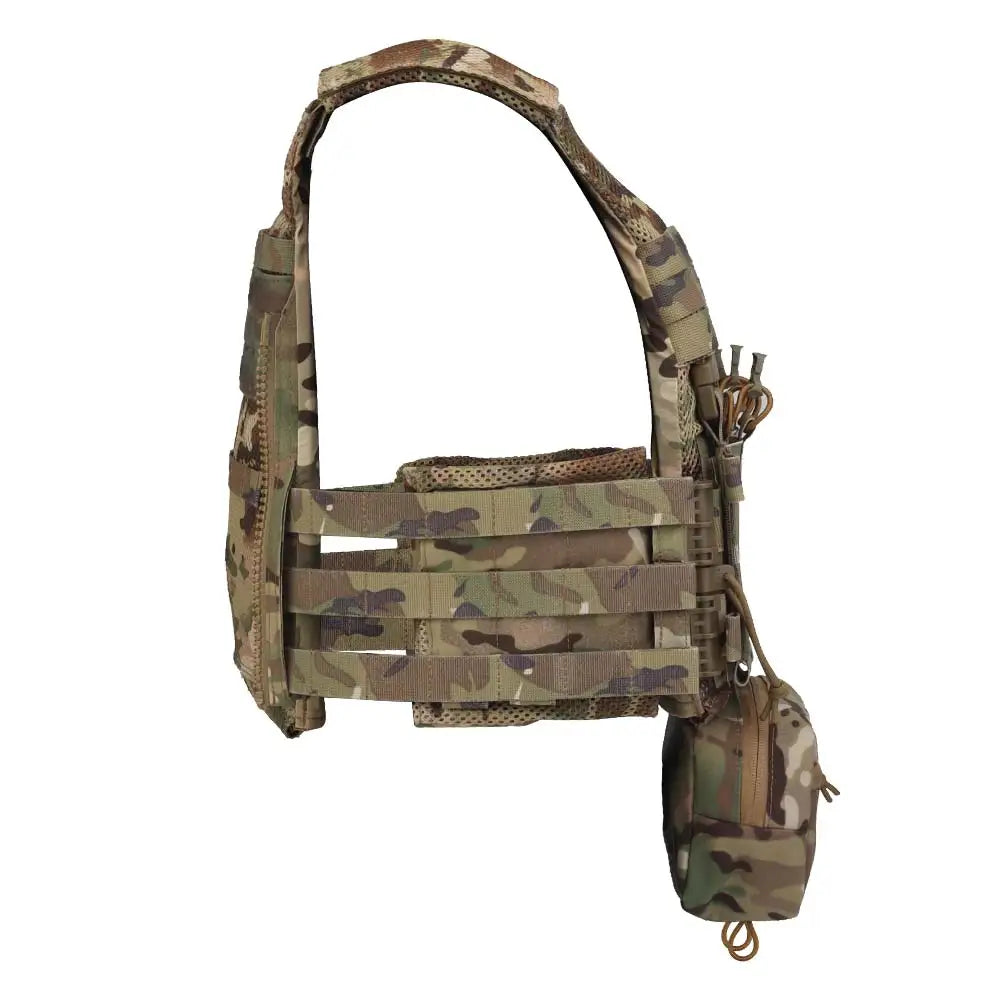 LV119 Tactical Vest Plate Carrier Set OTB Maritime Version Lightweight Airsoft Hunting Vest with Underbelly Bag Triple Mag Pouch