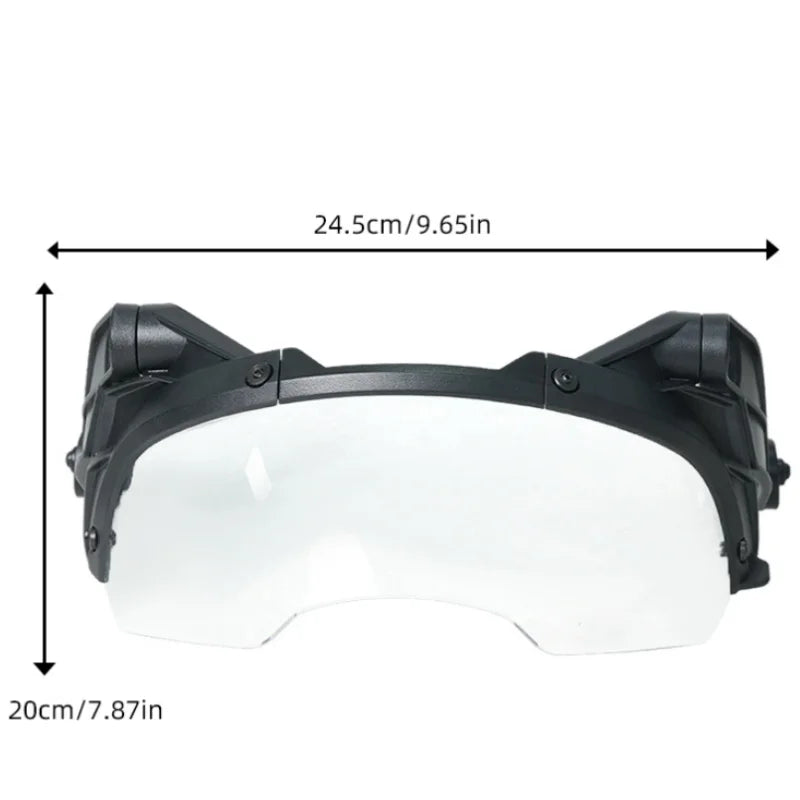 BOOIU Tactical Helmet OP horn Goggles Air Gun Cycling Goggles Hiking CS Paintball Shooting Hunting Helmet Protective Equipment