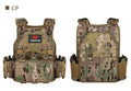 Lightweight Quick Release Camo Tactical Vest Breathable Mesh Multi-Pocket Field Training Combat Vest Durable Scratch Resistant