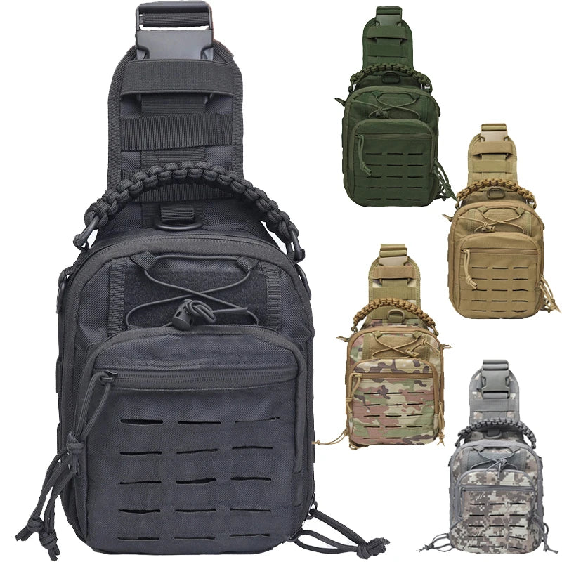 Outdoor Sport Hunting Shoulder Bags Tactical Gun Bag Hiking Trekking Backpack Climbing Cycling Chest Bag
