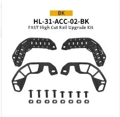 Hunting FAST high cut version rail upgrade accessories compatible with HL-31/32 Hunting helmet rail Helmet accessories