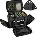 Tactical Gun Range Bag EDC Shoulder Bag Pistol Shooting Range Bag Hunting Carrying Case for 4 Handguns with 6 Magazine Slots