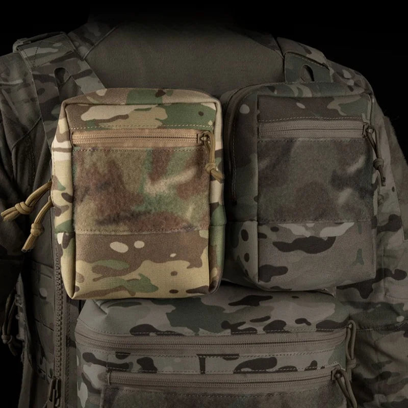 Universal GP Sub Package (M) MOLLE Mounting Package With Hook And Loop Velvet Design Multifunctional Large Storage