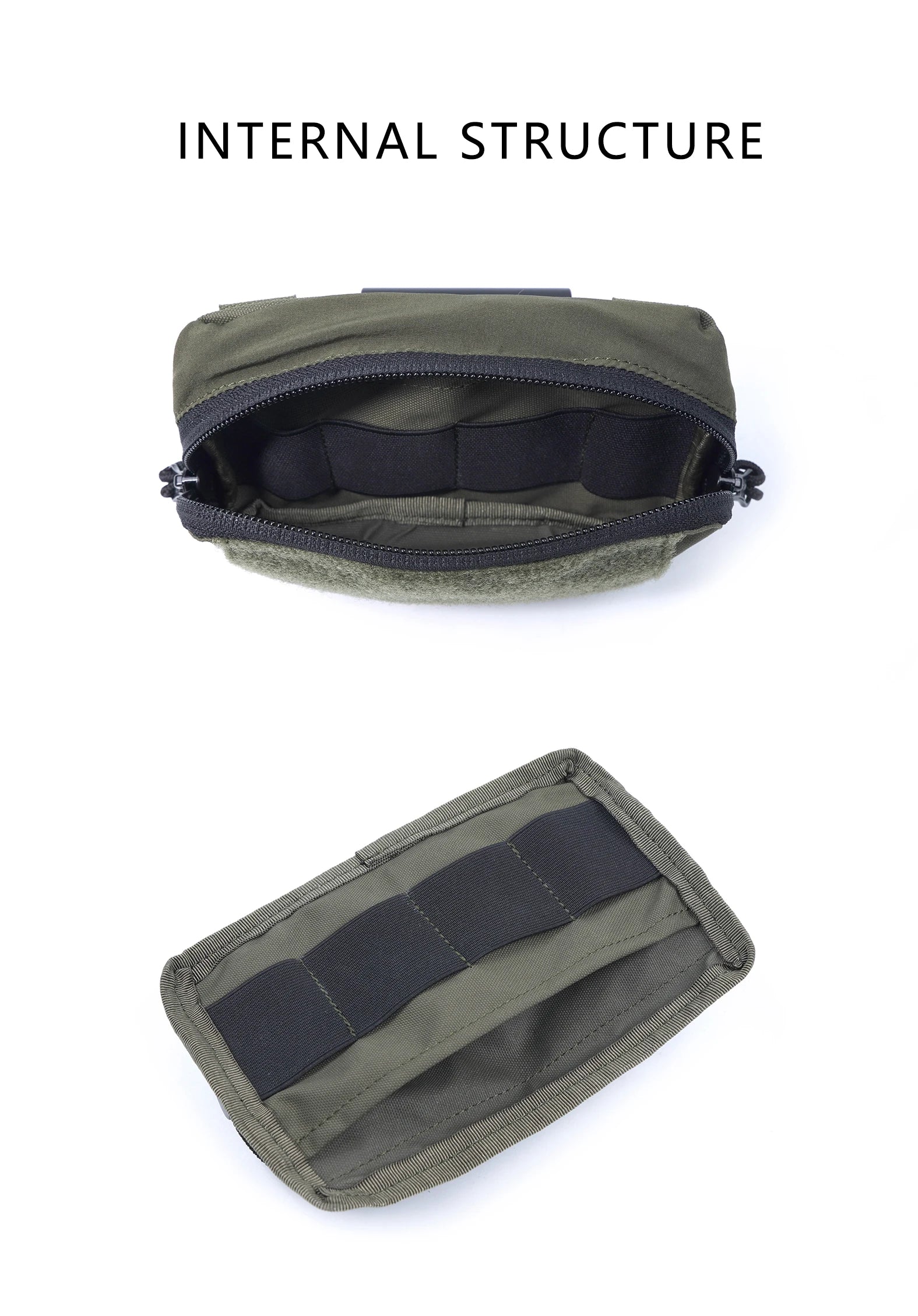 Tactical Molle Map Pouch Huting Equipment Ferro Concepts Airsoft Edc Bag Admin Panel Camping Accessories Outdoor Black