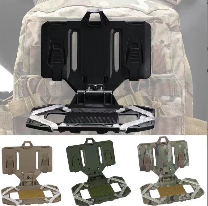 Tactics Cell Phone Holder Admin Pouch Map Navigation Pouch Molle Hunting Vest Chest Accessories Fold Smartphone Pouch