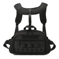 Men's Hiking Vest Backpack Fishing Tactical Chest Bag Utility  Sports Molle Waist Bags Large Outdoor Hunting Fanny Pack Camping