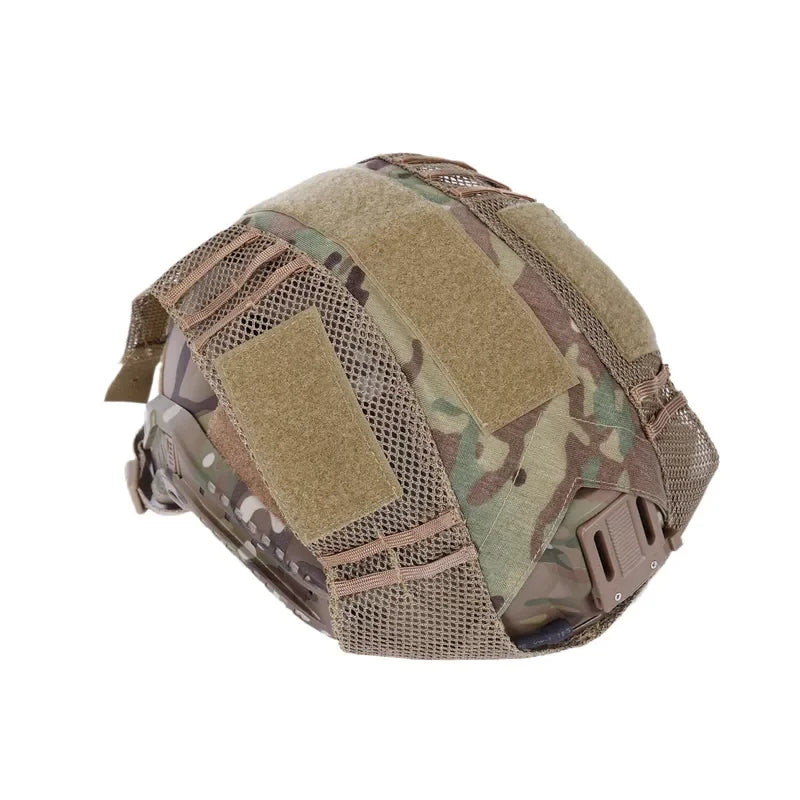 Tactical Riding Helmet Cover for Outdoor Sports Compatible with FAST Maritime SEAL Helmet Camo Design Breathable Fabric