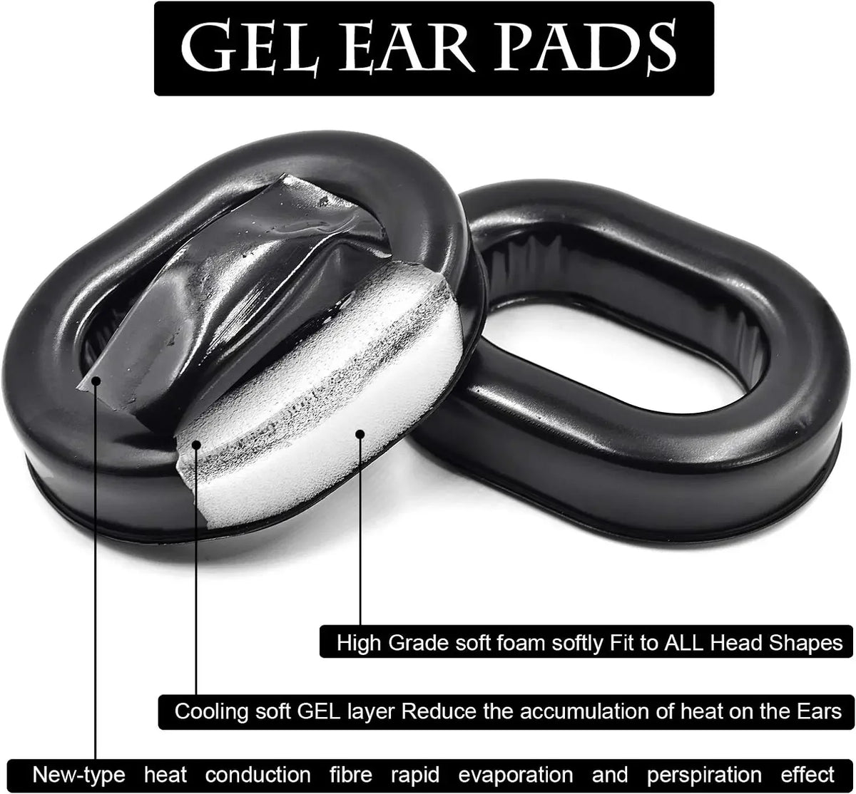 Hight Quality Ear Pads for David Clark H10 Series Headsets, ATH-50x,Rugged, Faro, ASA Telex 25xt Pilot Aviation Headphone