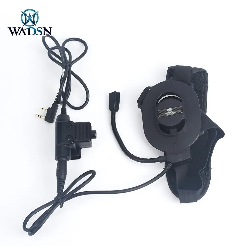 Wadsn Tactical Game Shooting Communication Headphone Bowman Elite II Headset U94 PTT for Kenwood Baofeng UV-5R Radio