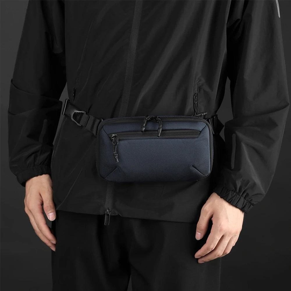Tactical Waist Fanny Bag Outdoor Crossbody Sling Shoulder Pouch Chest Bag Waterproof EDC Tool Pouch for Hunting Camping Hiking