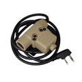 U94 PTT Cable Plug Tactical Tactical Headset for Baofeng UV-5R UV-S9 Plus UV-82 AR-152 UV-10R Walkie Talkie Two Way Radio Plug