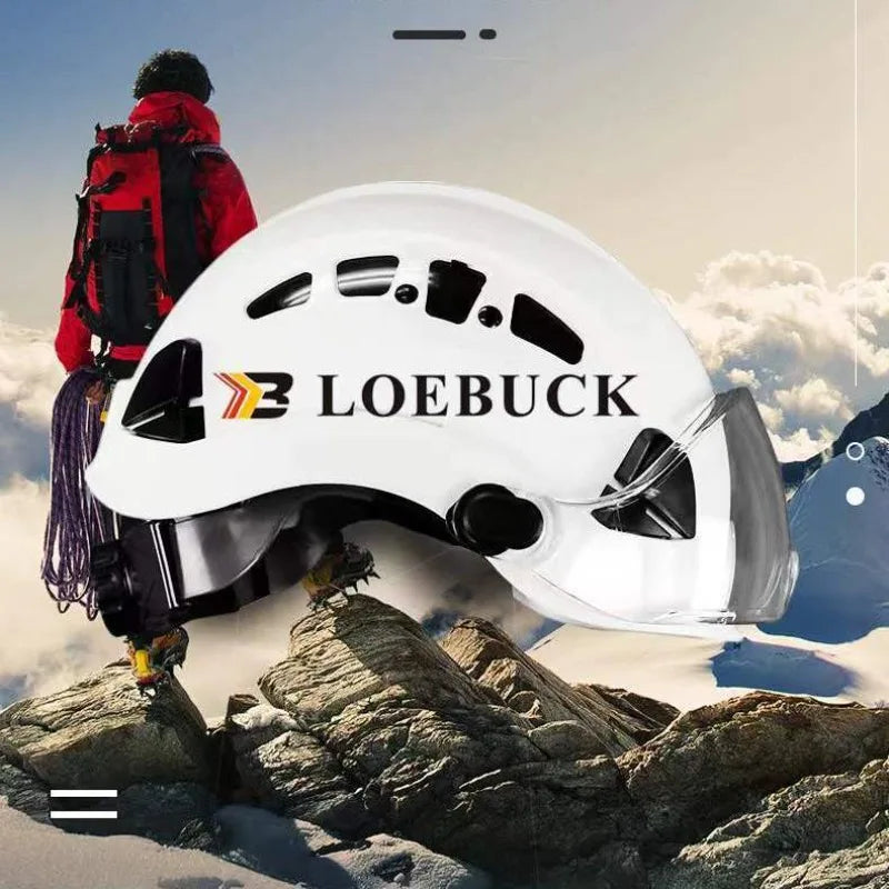 LOEBUCK Matching Adventure Helmet Goggles, Adjustable Accessories Replacement Is Suitable for Other of The Same Style