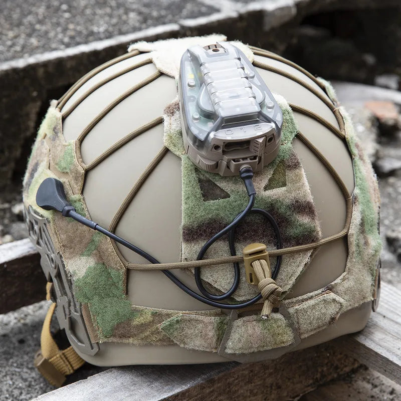 PIM HEL-STAR 6 Outdoor Hiking & Camping Helmet Identification Lamp Vibration Induction Survival Light