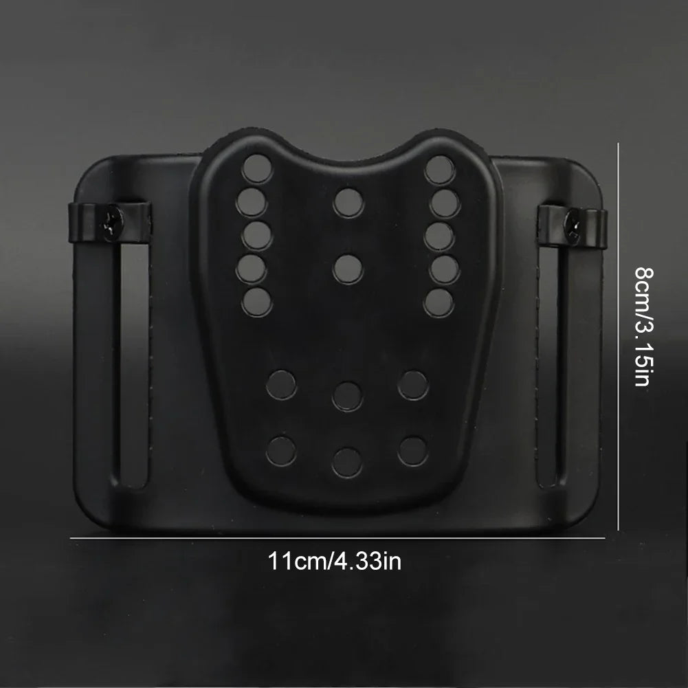Multi-holes Wait Belt Quick Pull Adapter Universal Holster Belt Loop Fits Kydex Holsters Quick Pull Adapter Hunting Accessories