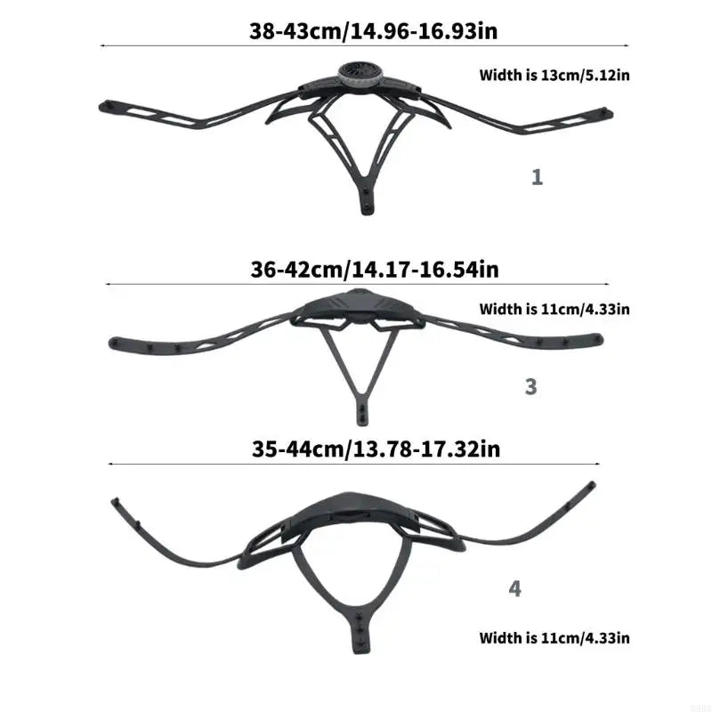 Secure Locking Chin Strap Adjuster Offering Precise Adjustment Plastic Texture for Mountain and City Biking Activity