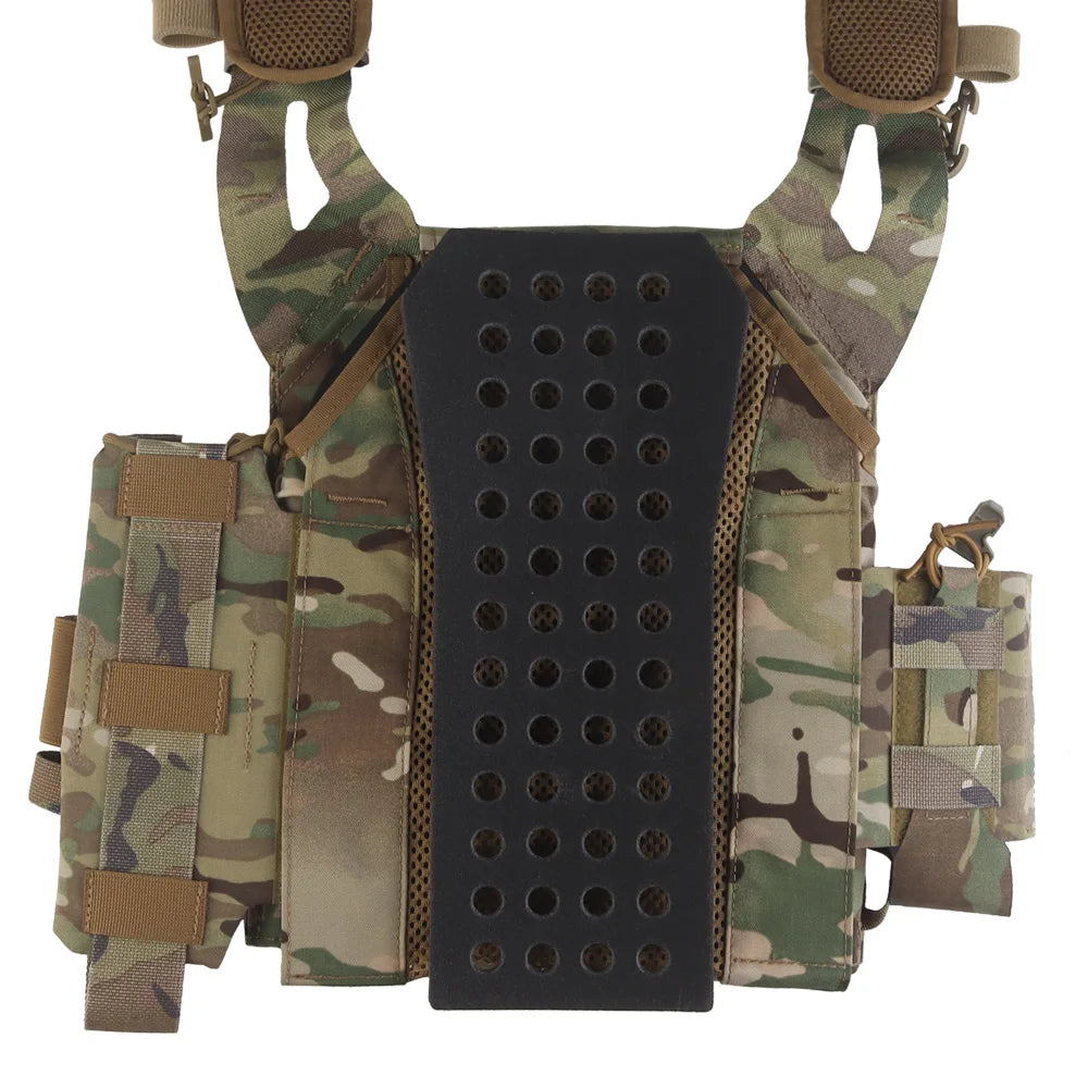 POSEIDON DEFENSE JPCV3 Assault Vest Plate Carrier With Triple Magazine Pouch Storage Side Pouch Radio Pouch Large Drop Pouch