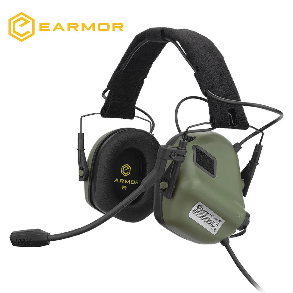 EARMOR M32 SE 2025 Tactical Headset Hunting,with Microphone for Communication Sound Amplification Headset