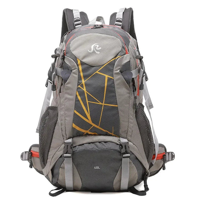 2026 New Outdoor Mountaineering Bag for Long Distance Hiking, Anti Water Dew, Load Reduction, Spinal Protection Camp Backpack