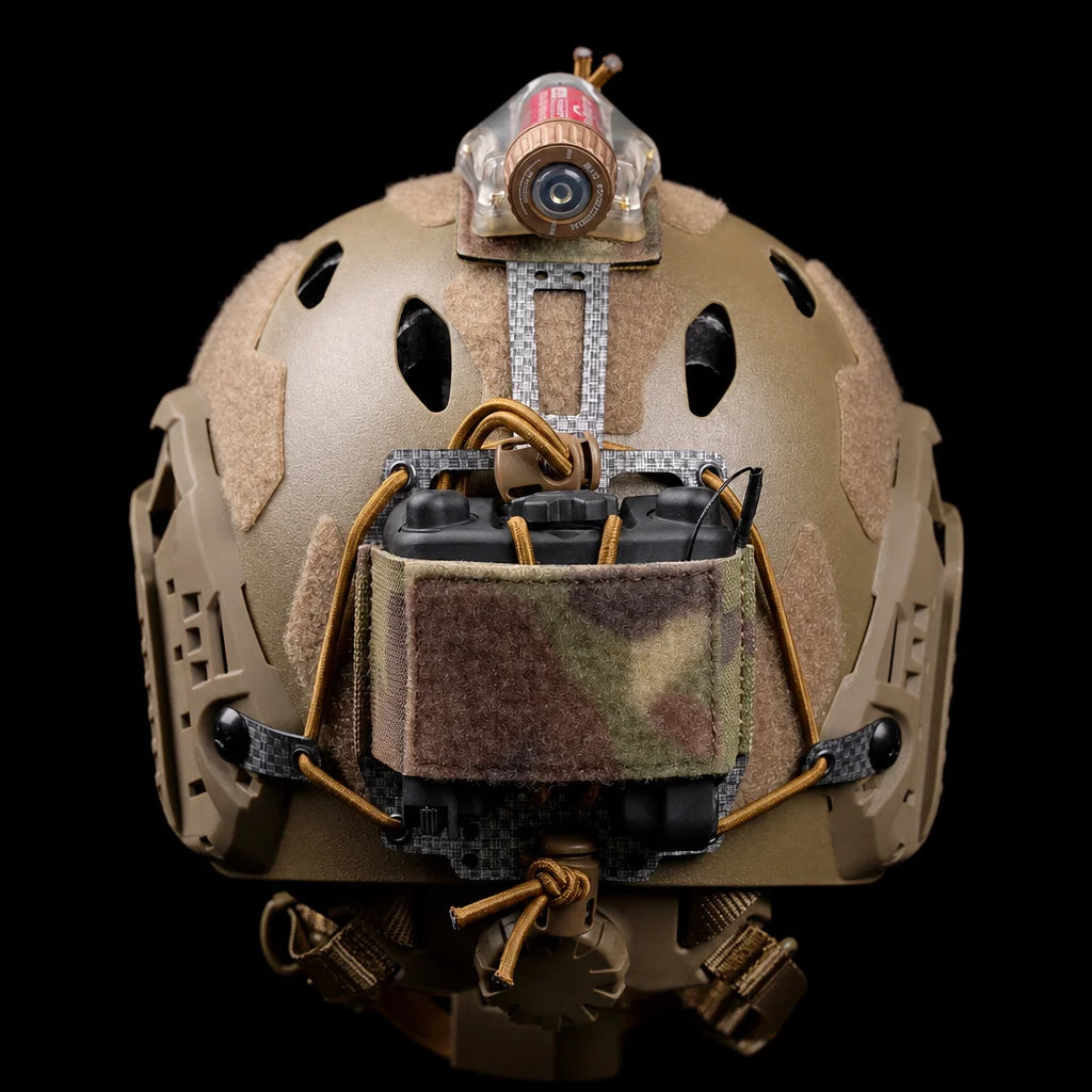 Multifunctional Helmet Battery Storage Pouch Night Vision Holder Bag Retention Strap Tactical Helmet Shockproof Case for PVS31