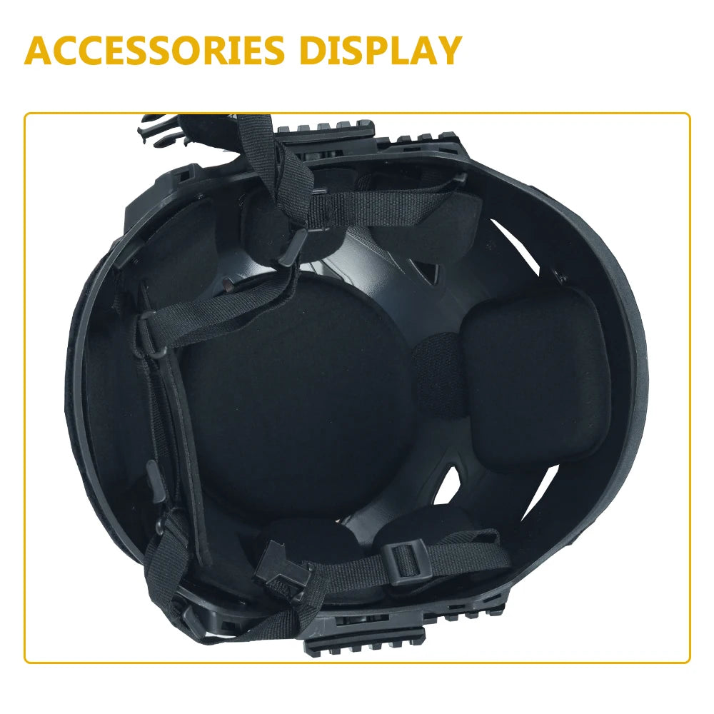 BOOIU Wendy Training Tactical Helmet Simplified Version EX Rail 3.0 Hunting AF suspension CS Combat Protective Airsoft Helmet