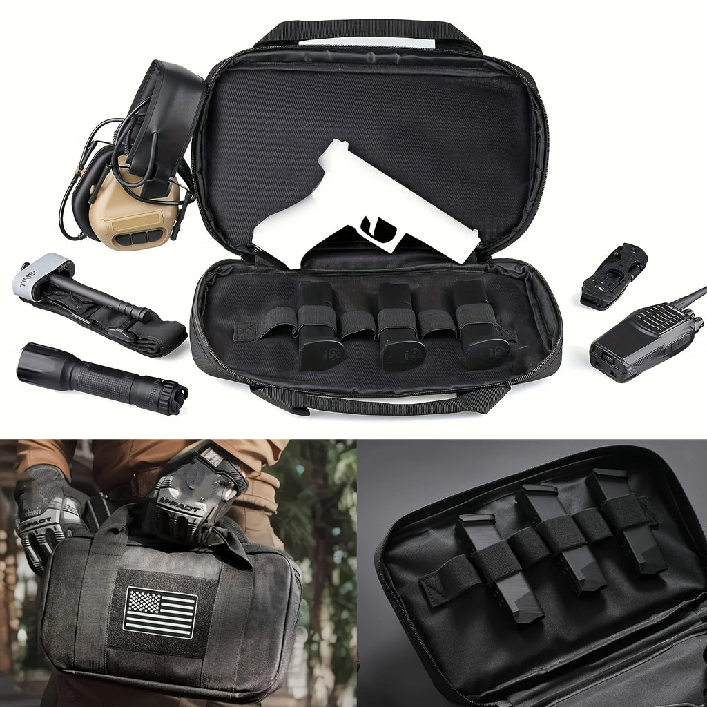 Tactical Gun Bag Airsoft Pistol Pouch Outdoor Sport Hunting Concealed Carry Portable Handgun Protection Case Hunting Accessories