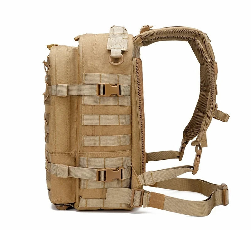 Men's Waterproof Tactical Backpack Outdoor Sports Mountaineering Hiking Bag Multifunctional Tactical Bag