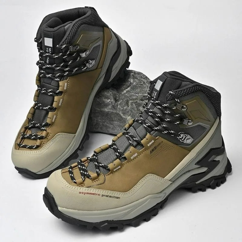 Winter 2025 Hiking Shoes For Men High Top Walking Outdoor Shoe Man Anti-Slippery Trekking Boots Mens Designer  Camping Shoes