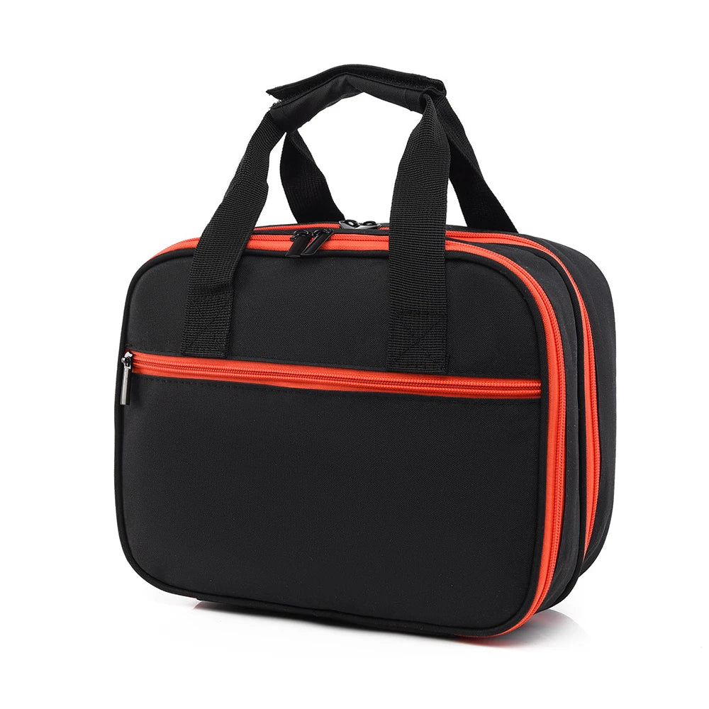 Gun Carry Case Tactical Double Layer Bag with Pistol Magazine Holster EDC Organizer Portable Handgun Weapons Transport Case
