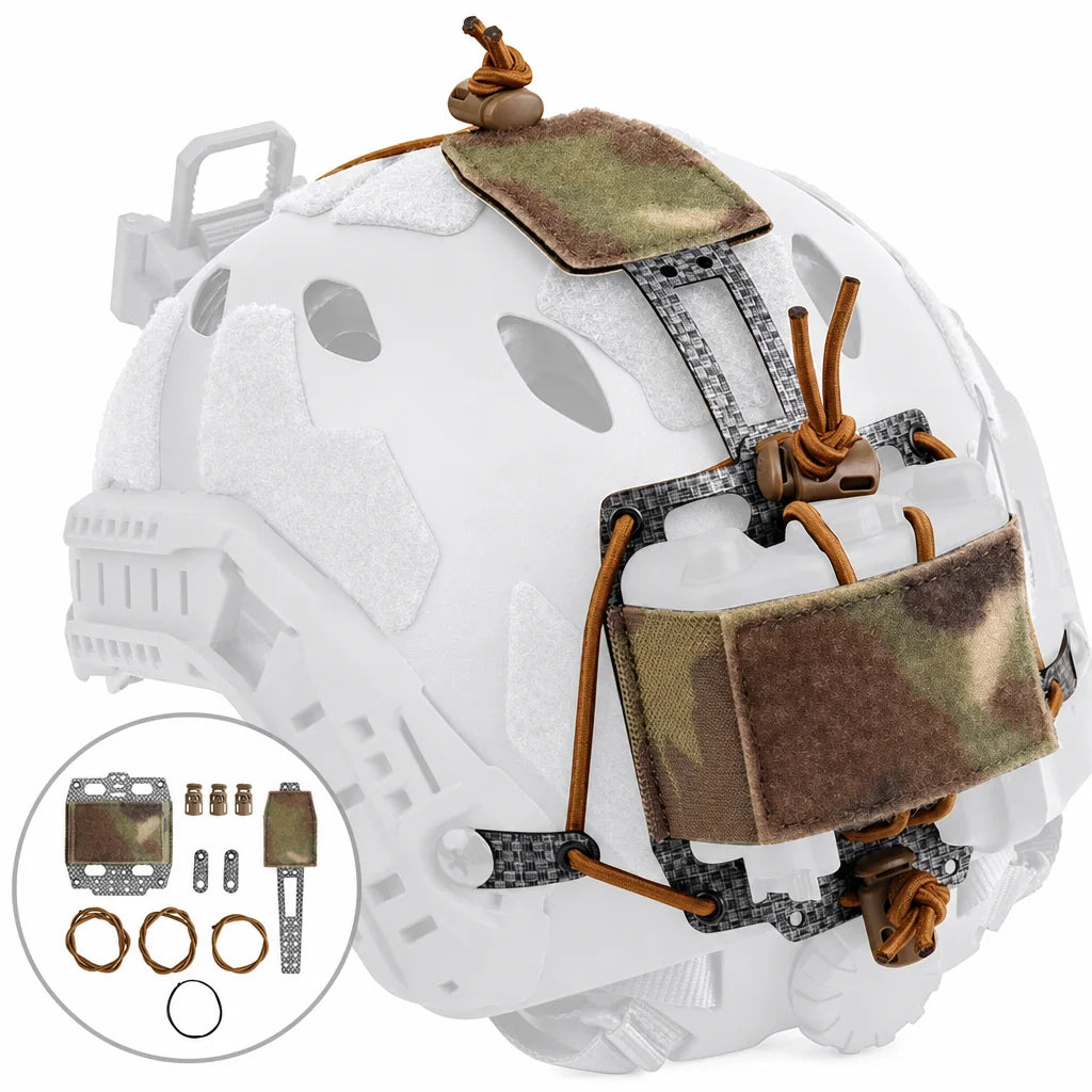 For PVS31 Battery Box Helmet Pouch NVG Power Storage Bag Quick Adjustable Retention System Tactical Helmets Accessories Pouch