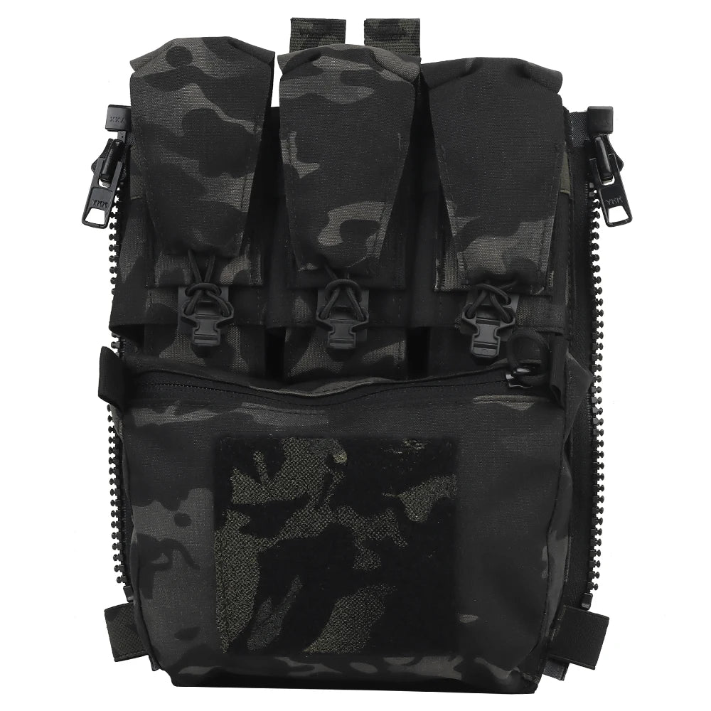 Tactical V5 FCPC Vest Backplate Supplement Sub-package Airsoft Triple Magazine Bags Hunting Vest Plate Carrier Accessories