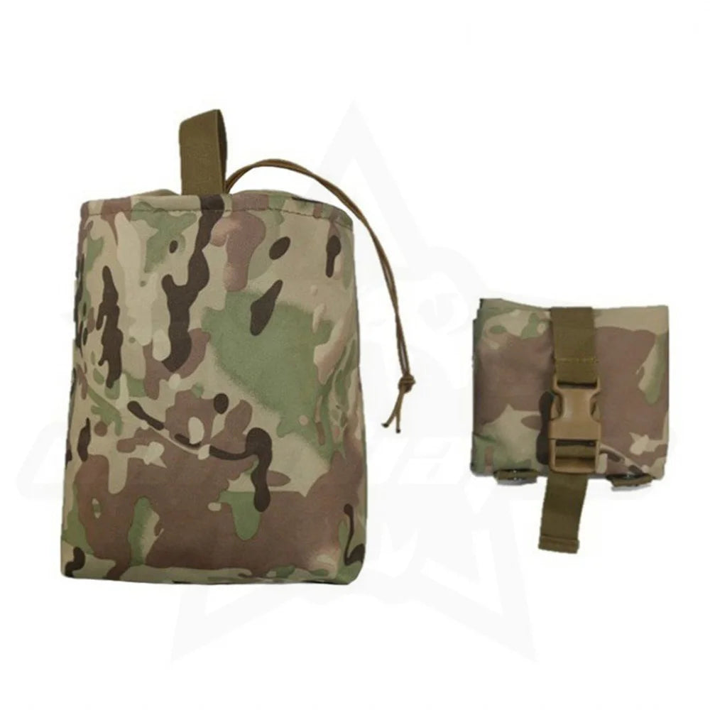 OPHIDIAN  Molle  Magazine Dump Drop Folding Pouch Hunting Airsoft Ammo EDC Tool Bag Foldable Utility Recovery Mag Pack