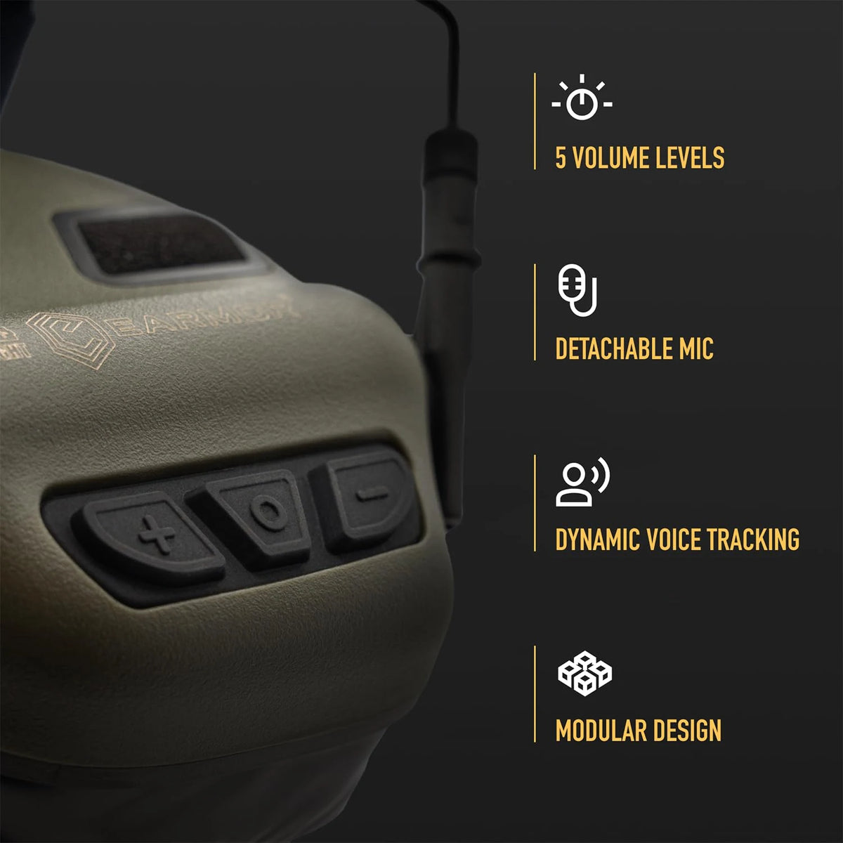 2025 EARMOR Active Shooting Earmuffs M32 SE Electronic Hearing Security Protection Noise Reduction Hunting Headphone Foldable